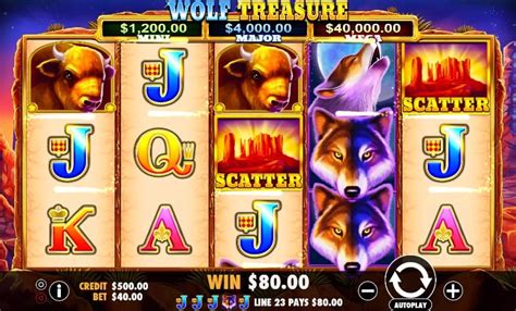 wolf treasure pokies